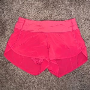 Lululemon Speed Up Low-Rise Lined Short (Pink)